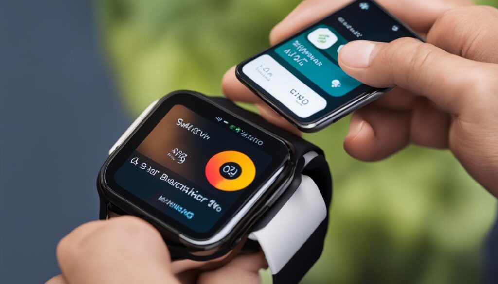 Sparowanie smartwatcha z telefonem Sparowanie smartwatcha z telefonem