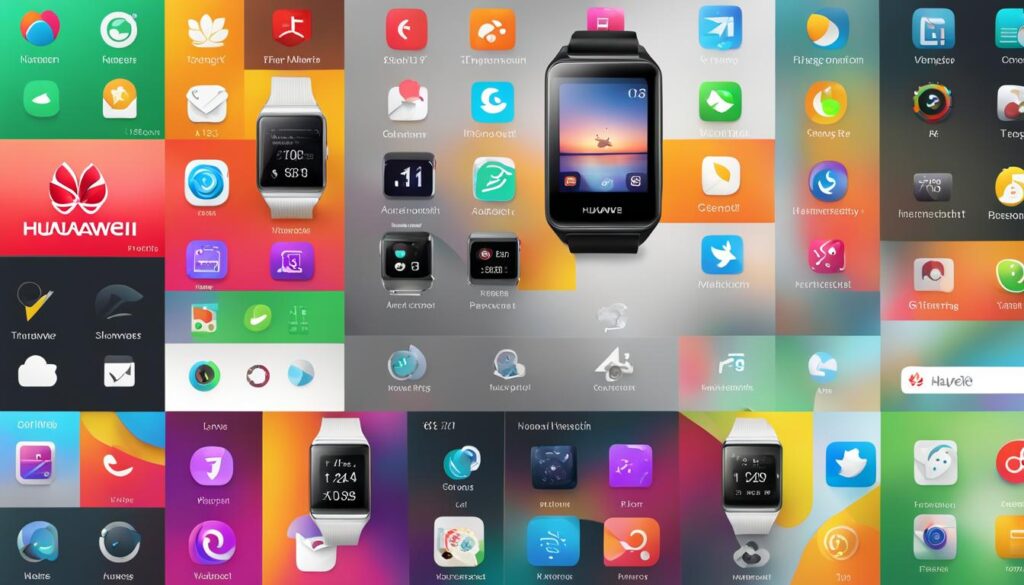 ikony aplikacji smartwatch huawei