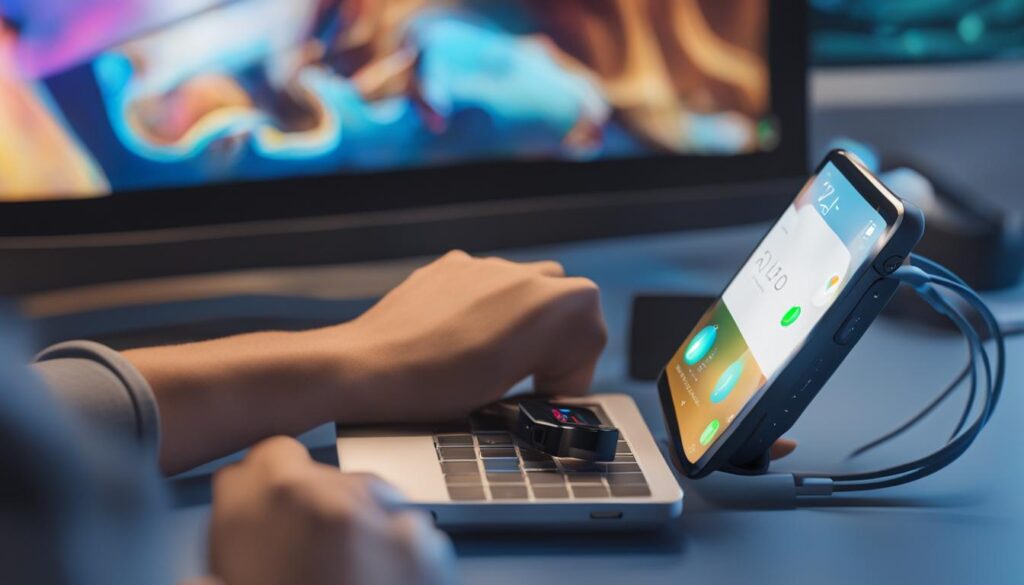 ładowanie smartwatcha ładowanie smartwatcha