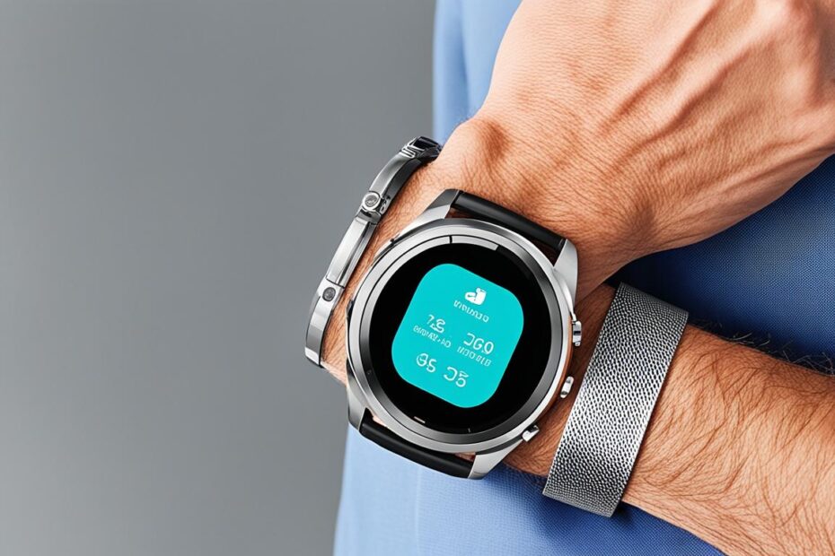 smartwatch męski na bransolecie
