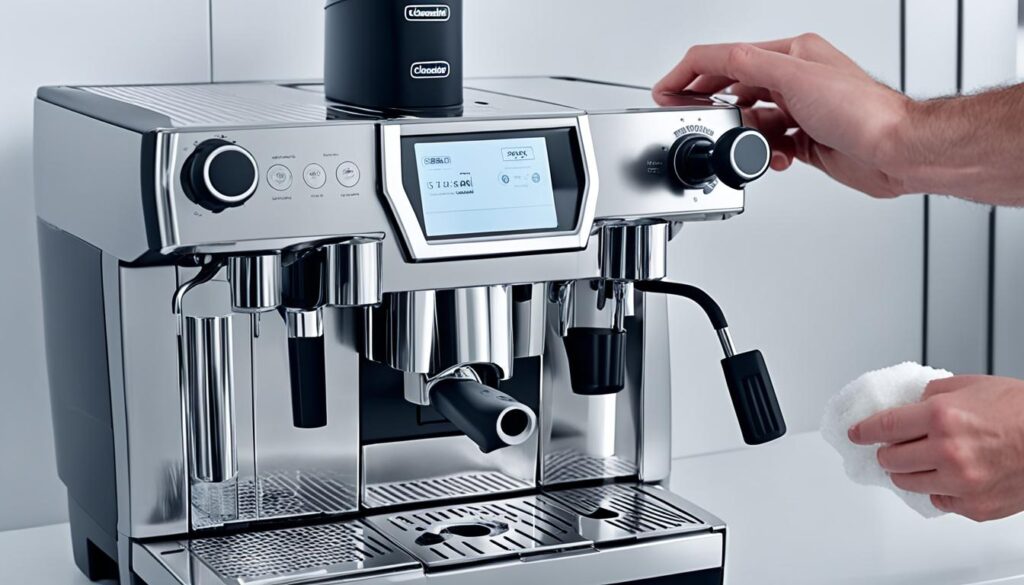 jak odkamienić ekspres DeLonghi Magnifica krok po kroku