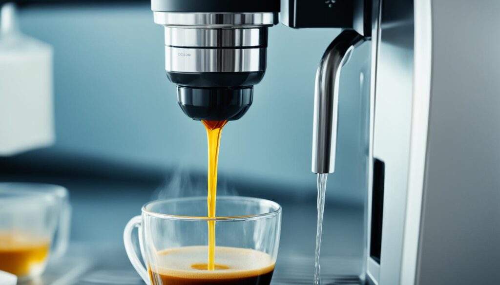 proces odkamieniania ekspresu Saeco