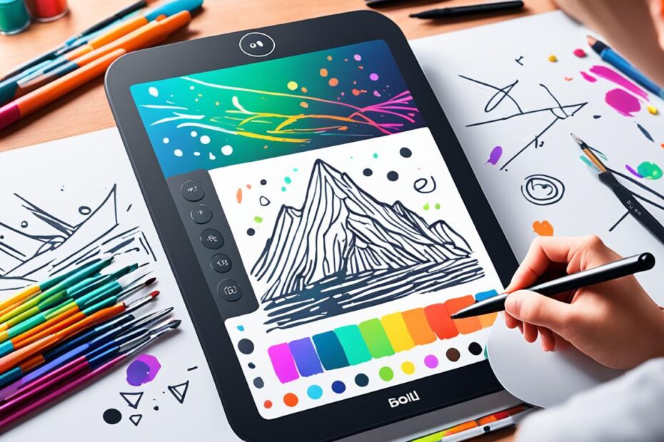 tablet na którym można rysować