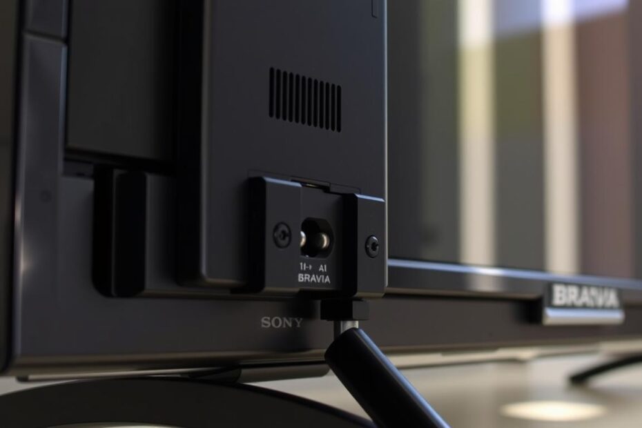 jak zamontować nóżki do telewizora sony bravia