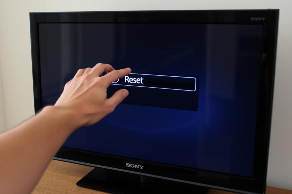 jak zresetować telewizor sony bravia
