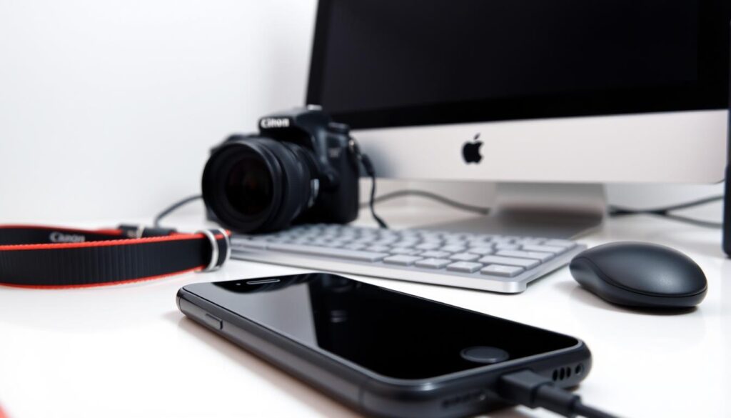 przygotowanie urządzenia do transferu zdjęć