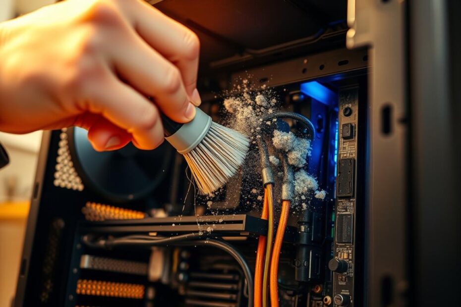 jak wyczyścić komputer z kurzu