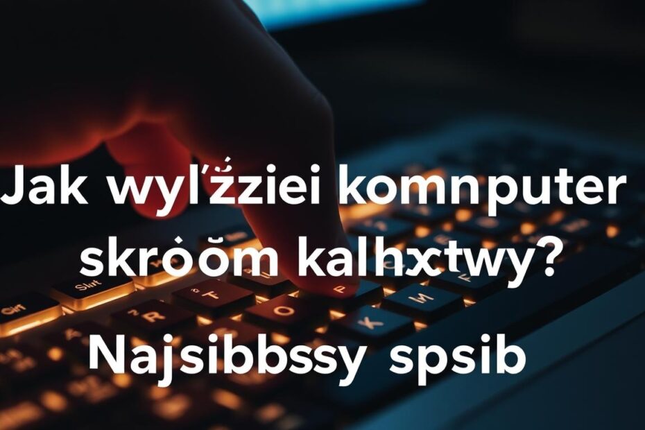 jak wyłączyć komputer skrótem klawiszowym