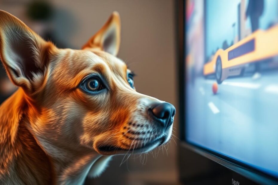 Jak widzi pies telewizor