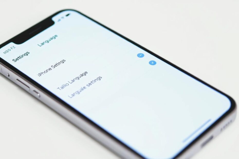 Jak zmienić język w Iphone