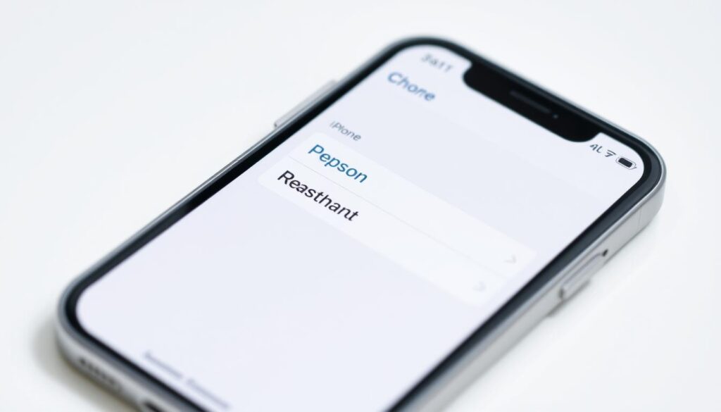 A crisp, close-up shot of an iPhone screen displaying a clean, elegant font selection interface. The interface is well-lit, with soft, natural lighting illuminating the device's sleek aluminum body. The screen showcases a range of font options, each clearly displayed in its respective typeface. The user interface is simple and intuitive, allowing the viewer to envision the process of customizing the iPhone's typography. The overall mood is one of refinement and personalization, reflecting the section's focus on enhancing the aesthetics of the iOS experience.