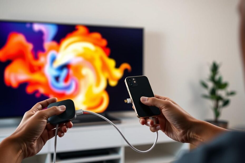 Jak polaczyc iphone z telewizorem