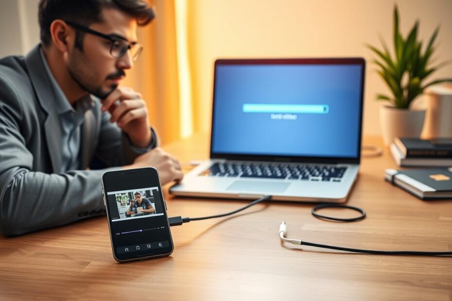 Jak przesłać film z telefonu na komputer