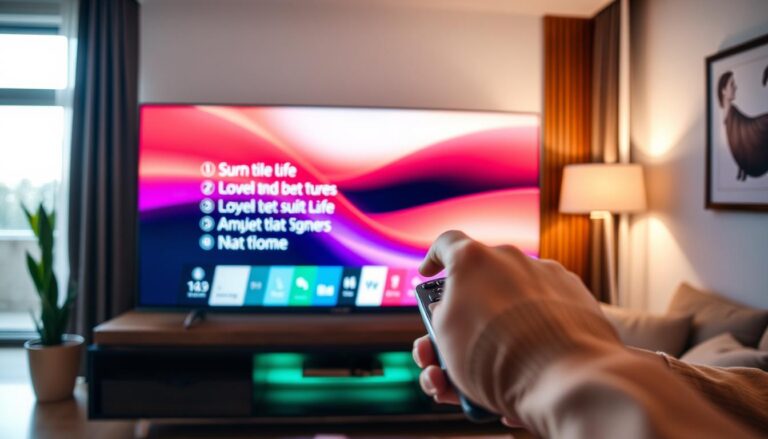 Jak wyłączyć napisy w telewizorze LG